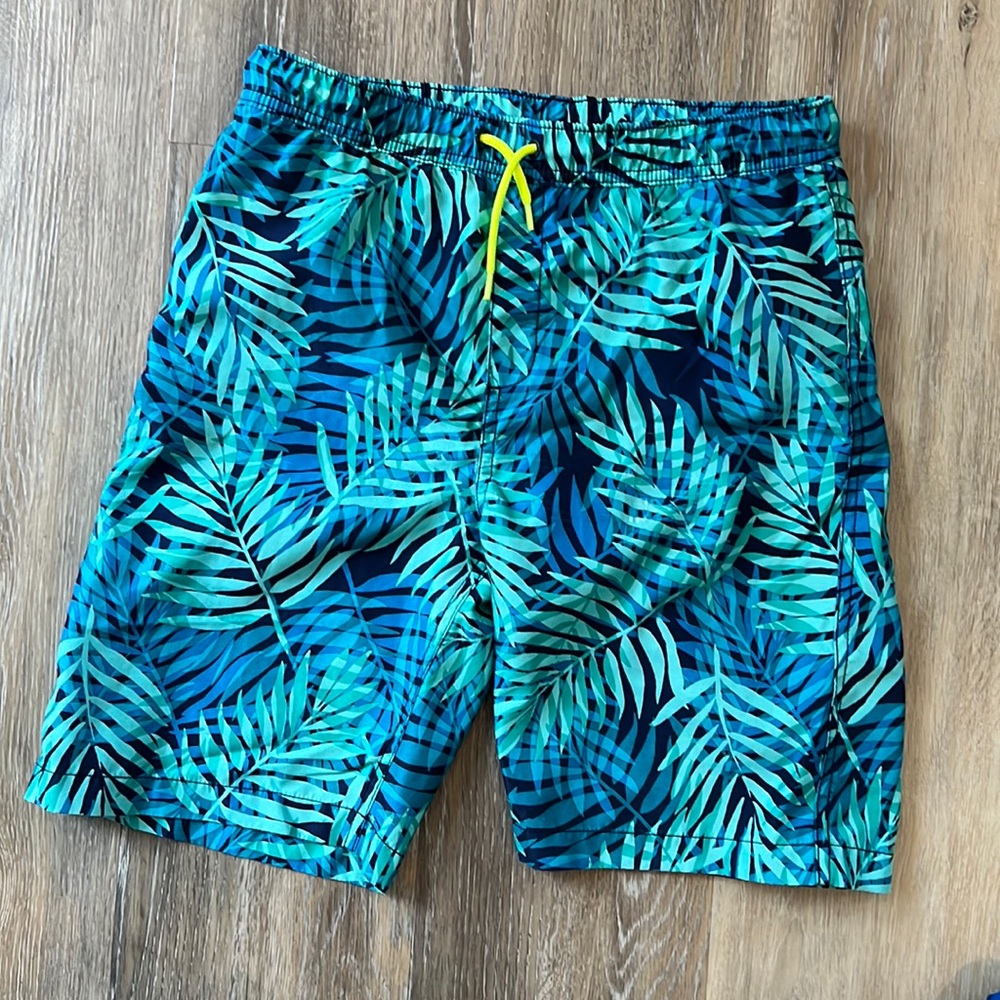 Boys size Large ( 14–16) Lands End swimming trunks
